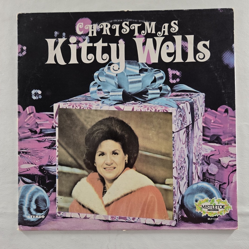 Kitty Wells - Christmas (1975) Vinyl LP Record Album Good+ Tested